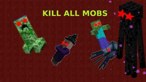 Kill all Mobs in Minecraft