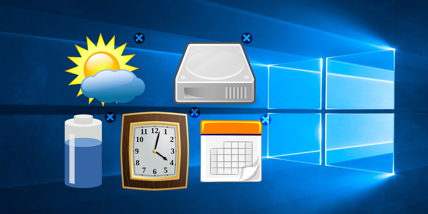 windows 10 clock desktop widget