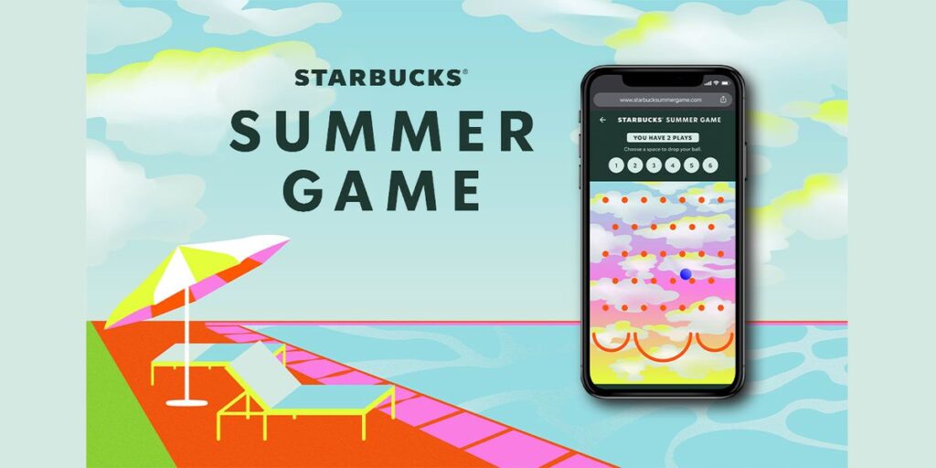 Starbucks Summer Game by Society Mutter