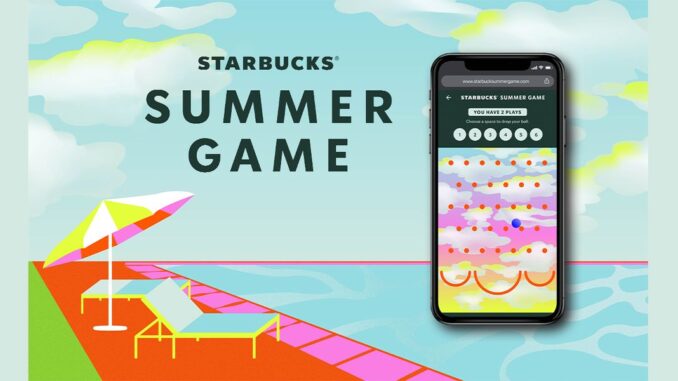 Starbucks Summer Game by Society Mutter